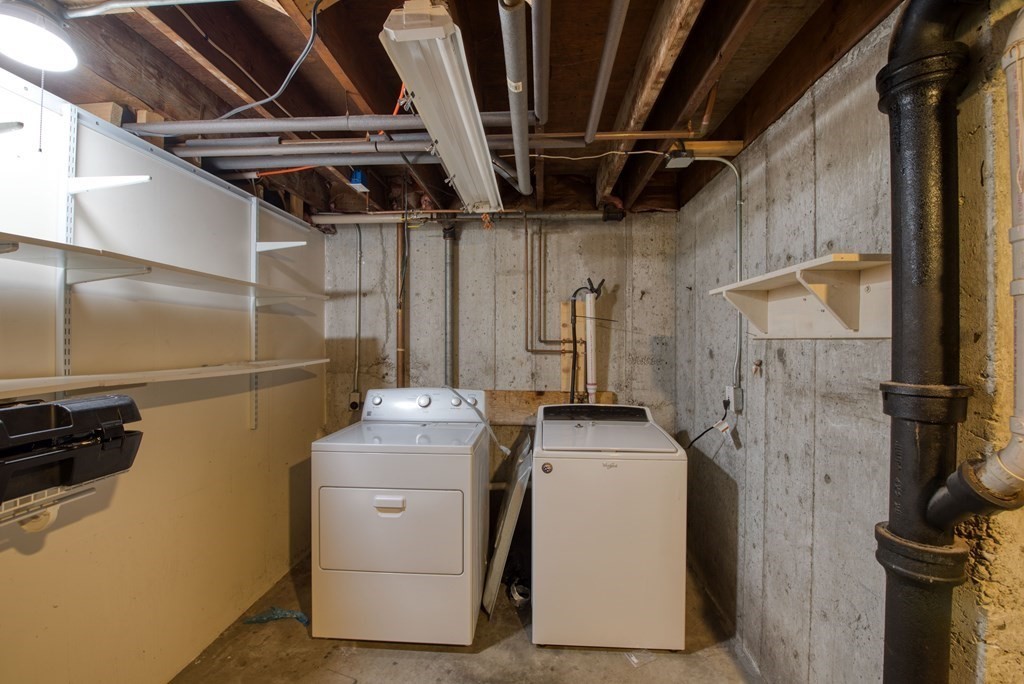 46 Prospect Street Sherborn, MA 01770 - Photo 33 of 40 a utility room with dryer and washer