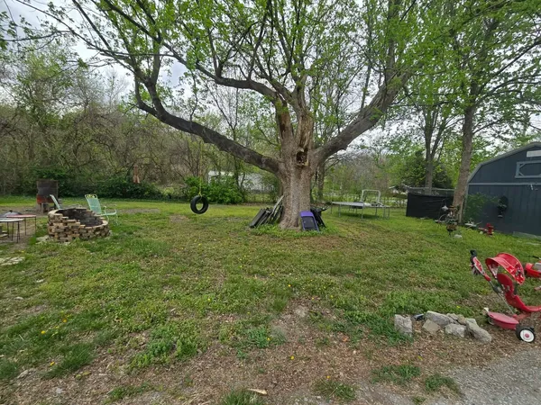 a view of park with trees