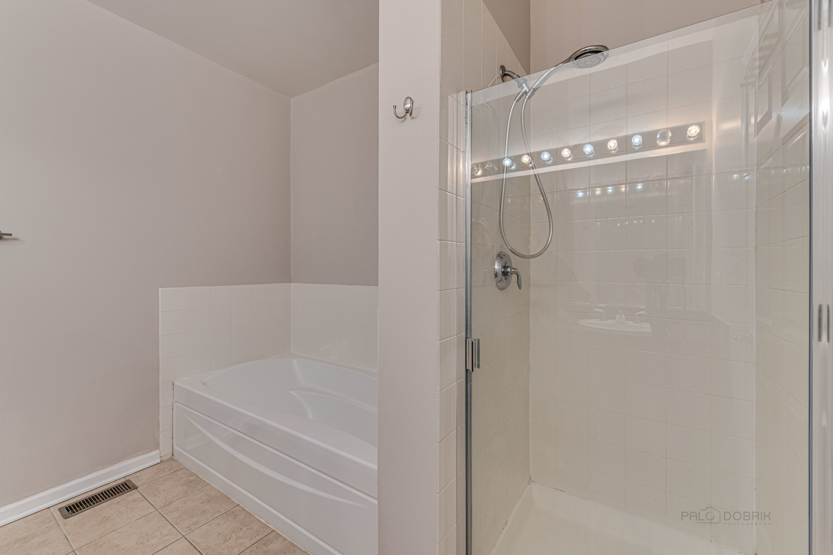 736 West 15th Street Chicago, IL 60607 - Photo 16 of 23 a bathroom with a glass shower door