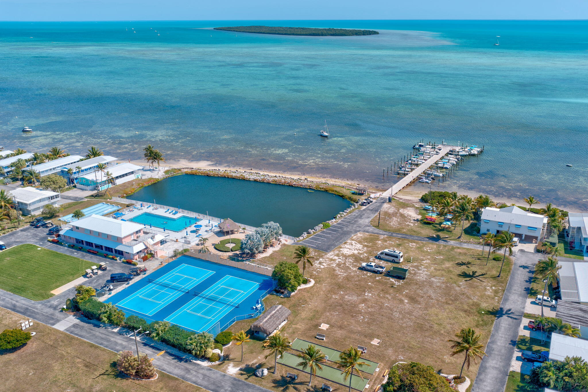 902 South Ruby Drive Key Largo, FL 33037 - Photo 12 of 44 Community pool, basin and dockage
