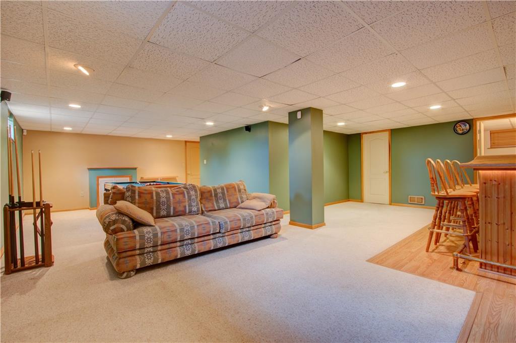 630 Hemlock Road Coraopolis, PA 15108 - Photo 24 of 25 Finished basement with large area for entertaining.