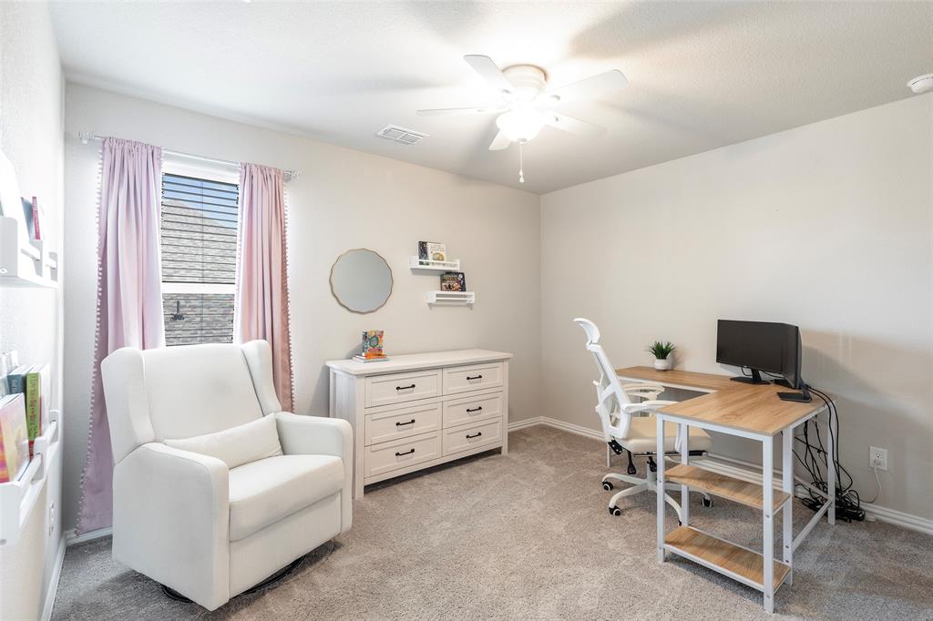 1504 Cobblestone Road Melissa, TX 75454 - Photo 27 of 40 4th bedroom styled for work, reading, or quiet retreat.