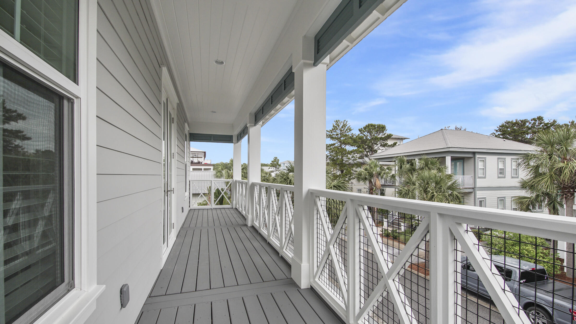 39 Beach Bike Way Inlet Beach Inlet Beach, FL 32461 - Photo 36 of 47 a view of a balcony with wooden floor