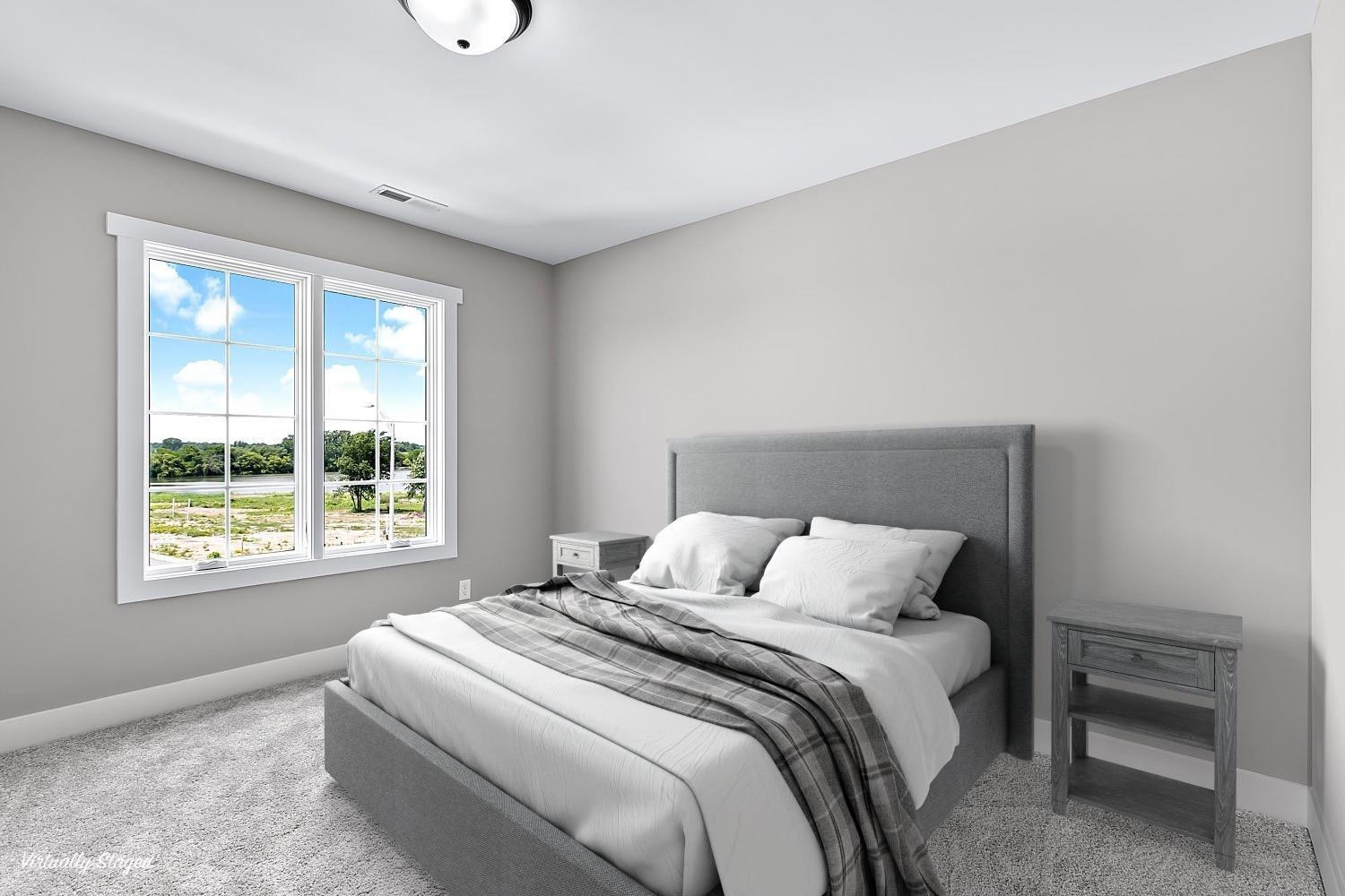 10131 Springlake Road St. John, IN 46373 - Photo 8 of 13 a bedroom with a bed and a window