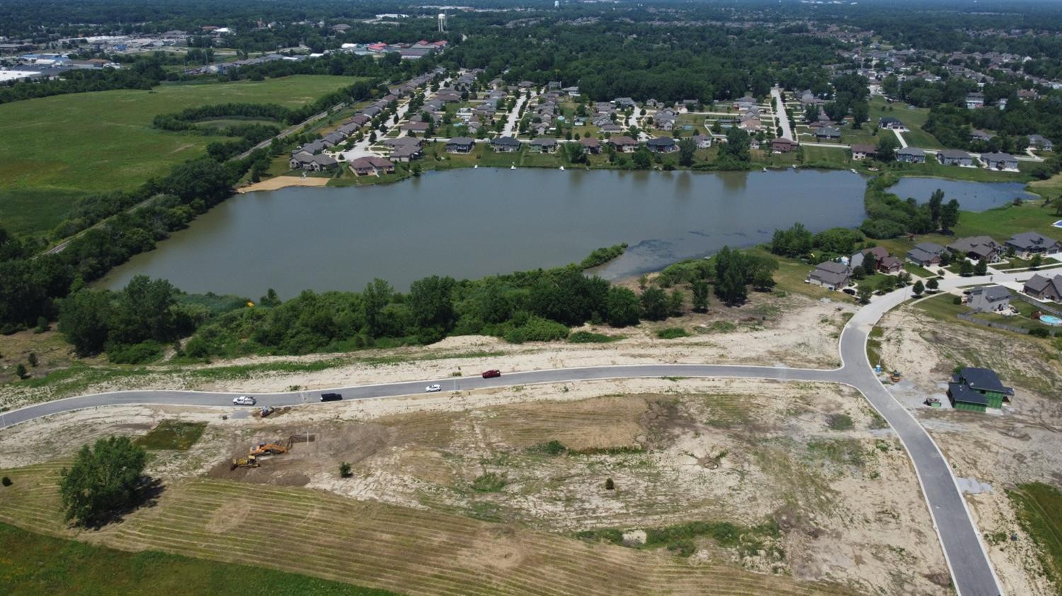 10131 Springlake Road St. John, IN 46373 - Photo 9 of 13 an aerial view of a city