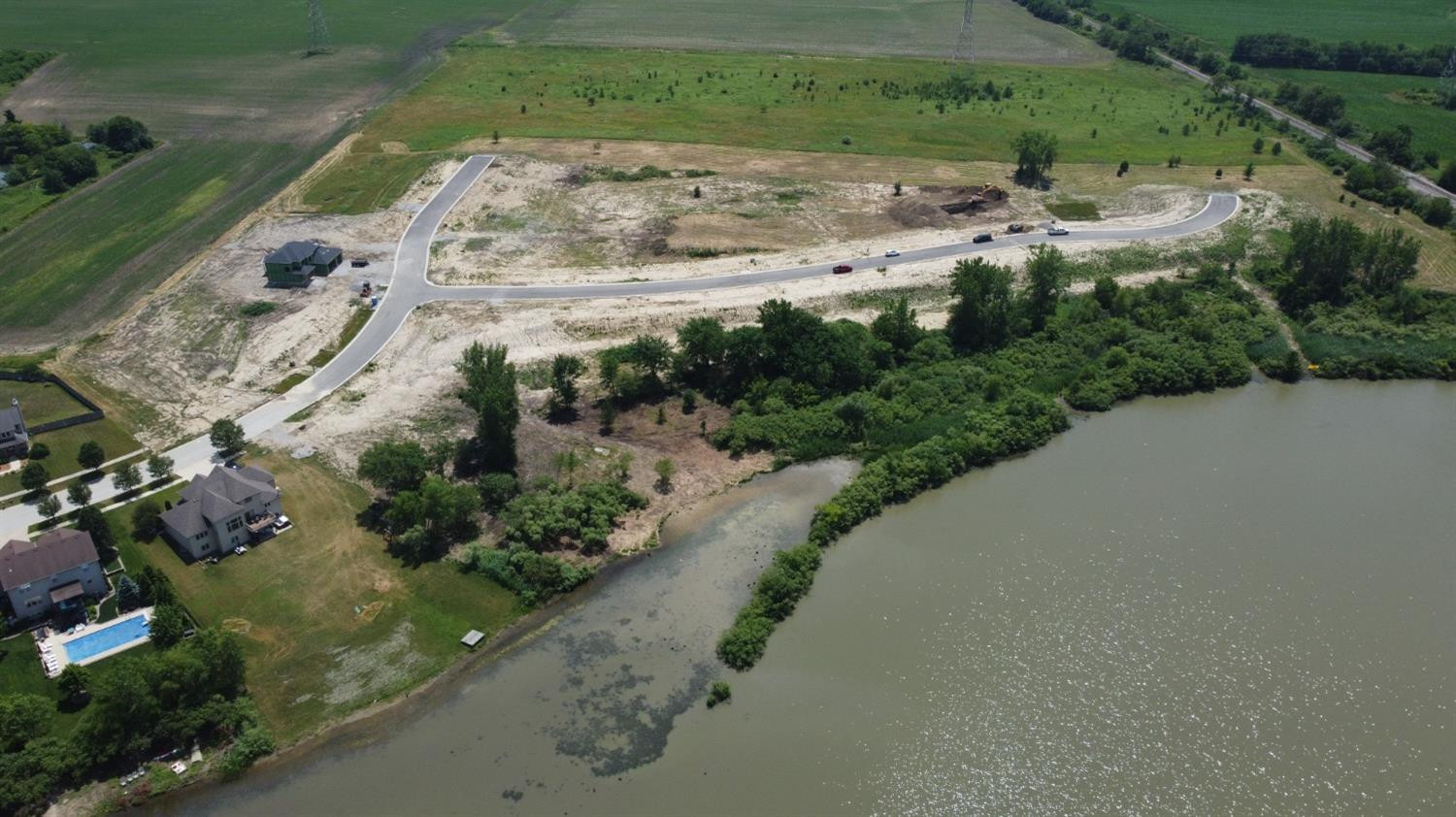10131 Springlake Road St. John, IN 46373 - Photo 10 of 13 an aerial view of a house with a yard