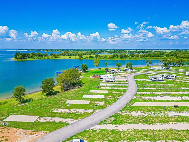 a view of a golf course with a garden