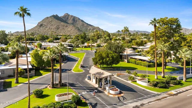 a view of a house with a swimming pool
