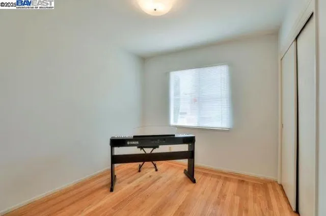 a room that has a table and chair