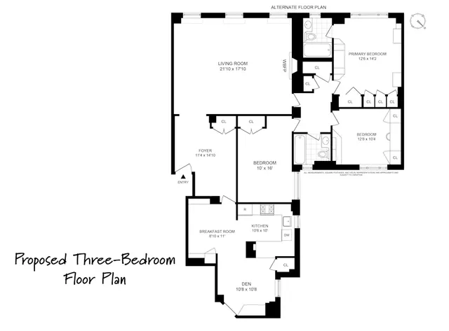 a picture of a floor plan