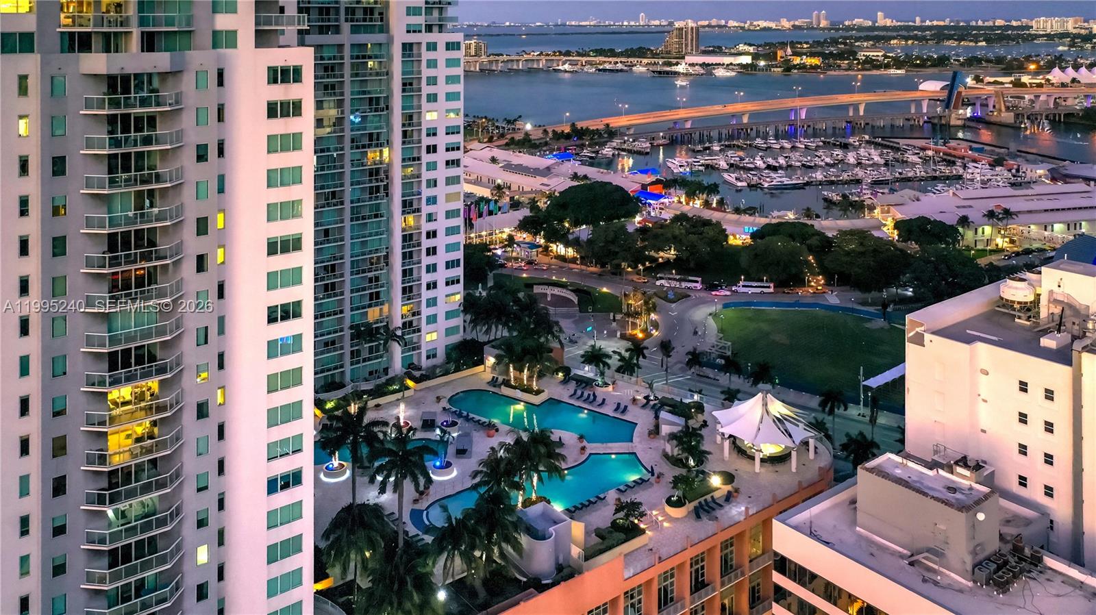 253 Northeast 2nd Street, Unit 3509 Miami, FL 33132 - Photo 10 of 49 a city view