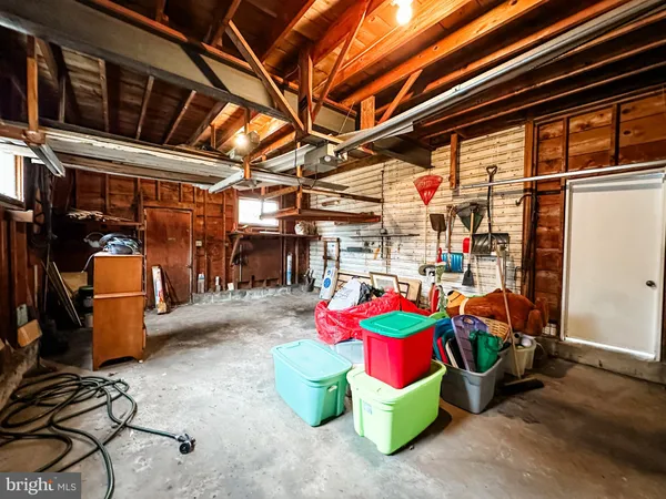 a view of storage and utility room