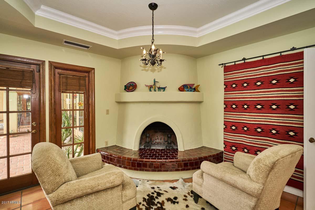 621 West Ocotillo Road Phoenix, AZ 85013 - Photo 26 of 52 Master Bedroom-Sitting Area and Fireplac