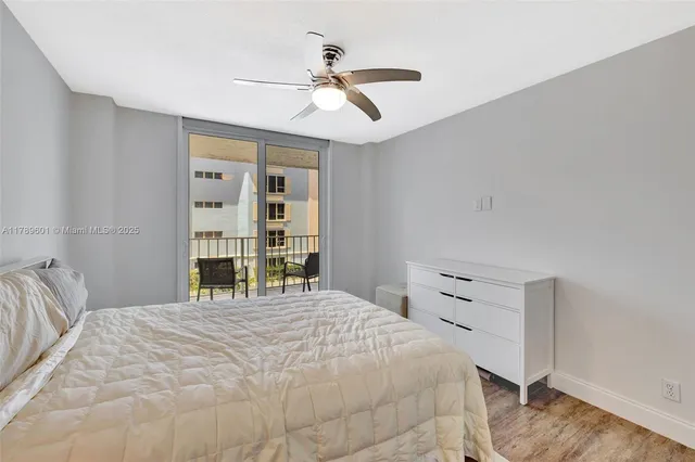 a view of a garden from a balcony