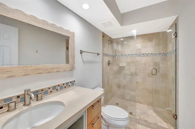 a view of a lake with a building in the back