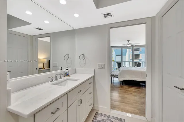 a view of a city and tall buildings