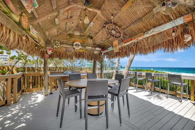 a view of an ocean beach