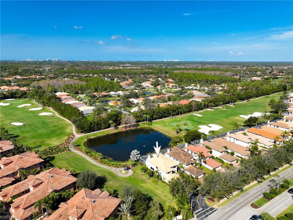 5735 Persimmon Way Naples, FL 34110 - Photo 25 of 49 Aerial view with a water view
