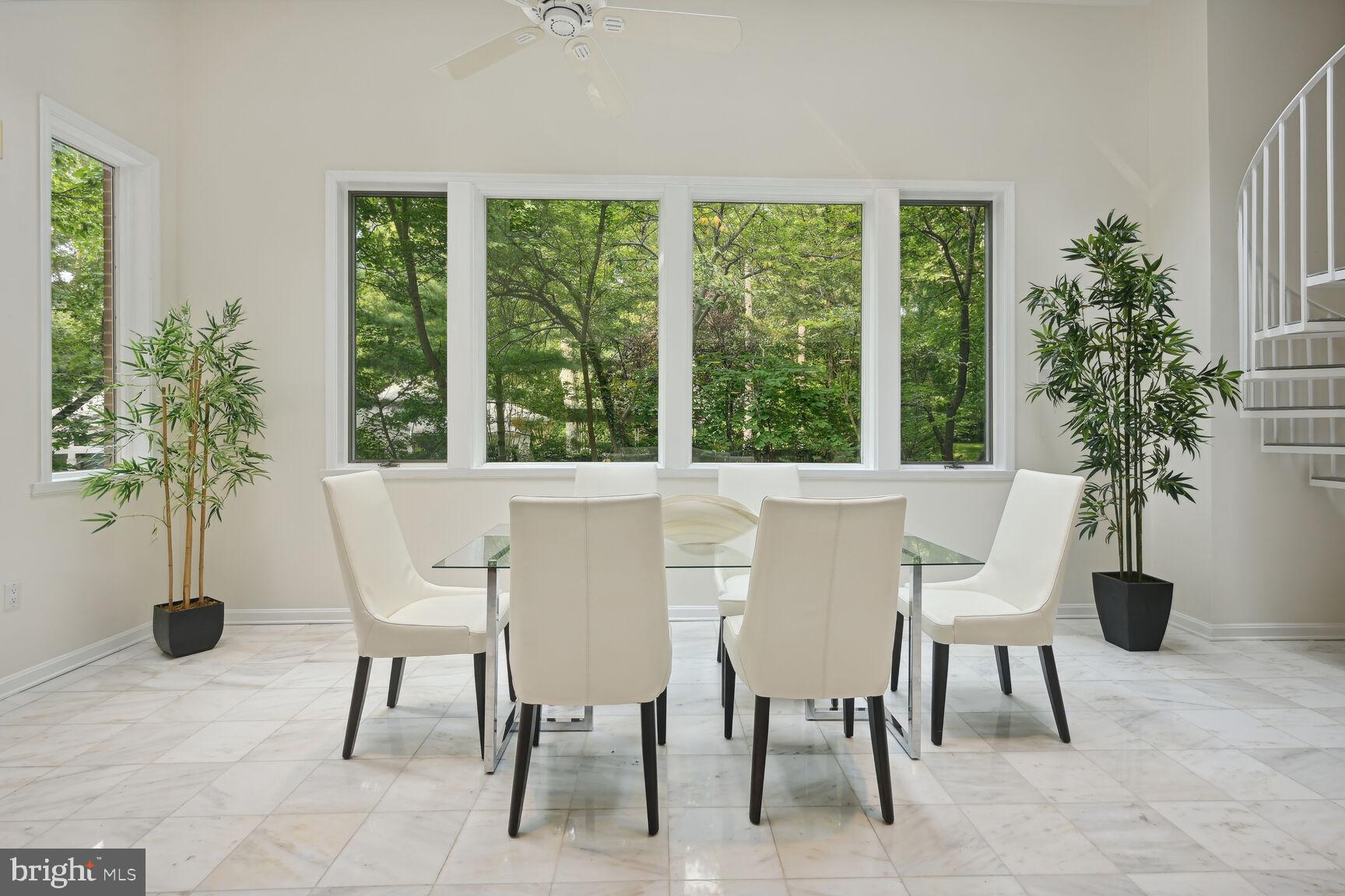 7204 Selkirk Drive Bethesda, MD 20817 - Photo 15 of 49 Dining Room with Breath-Taking Views