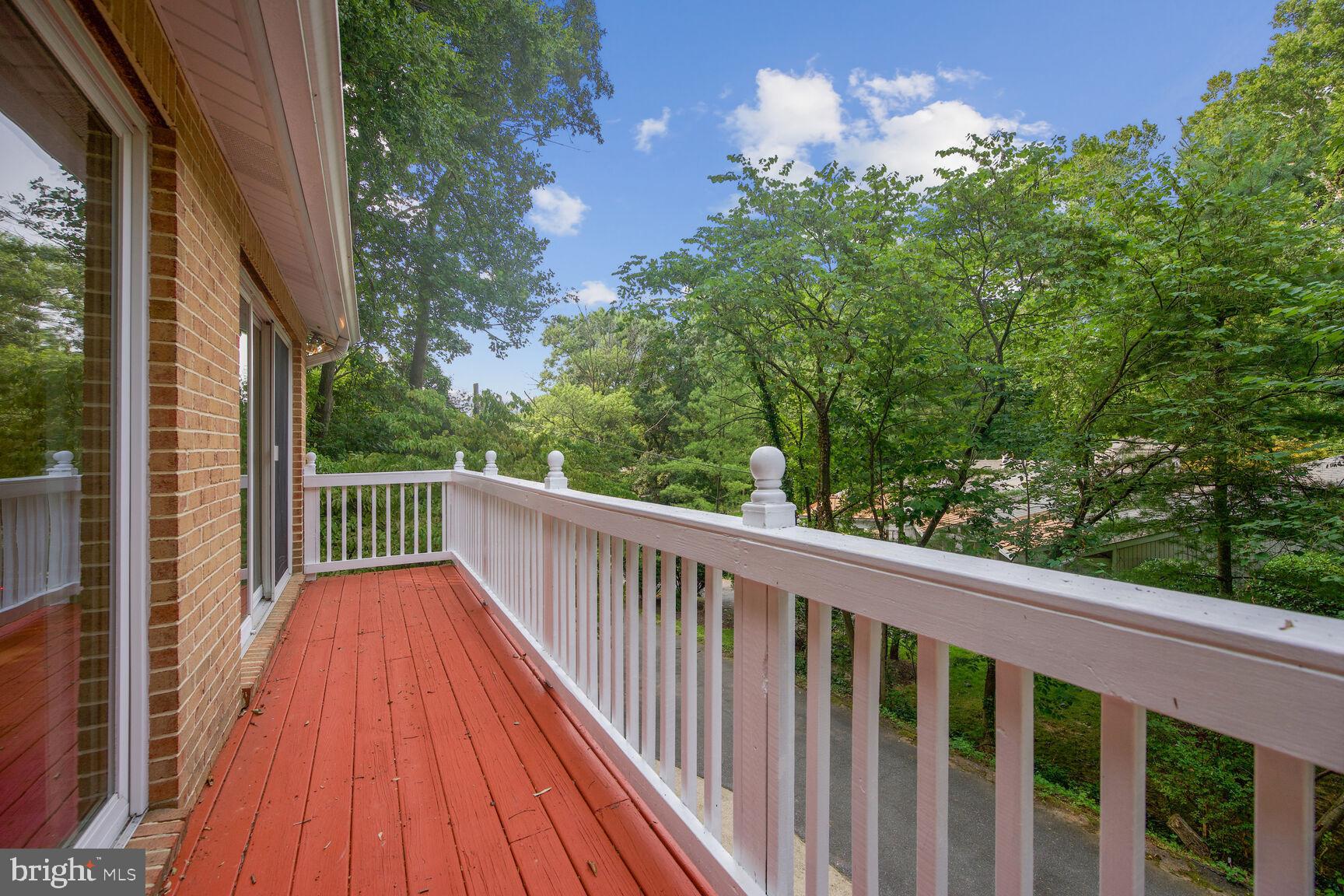 7204 Selkirk Drive Bethesda, MD 20817 - Photo 24 of 49 Balcony off Front Side of Great Room