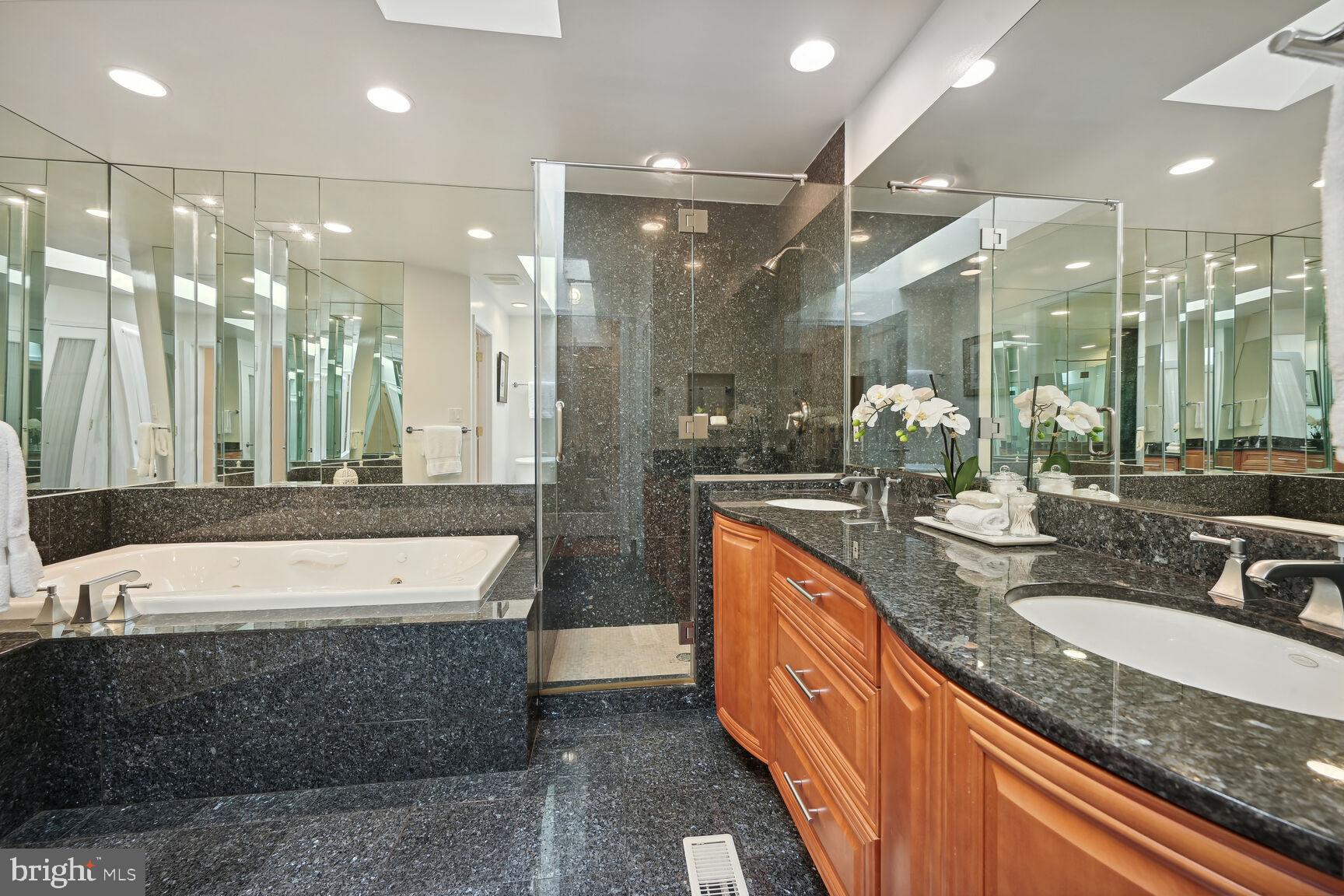 7204 Selkirk Drive Bethesda, MD 20817 - Photo 30 of 49 Primary En-Suite Bathroom with Dual Vanities
