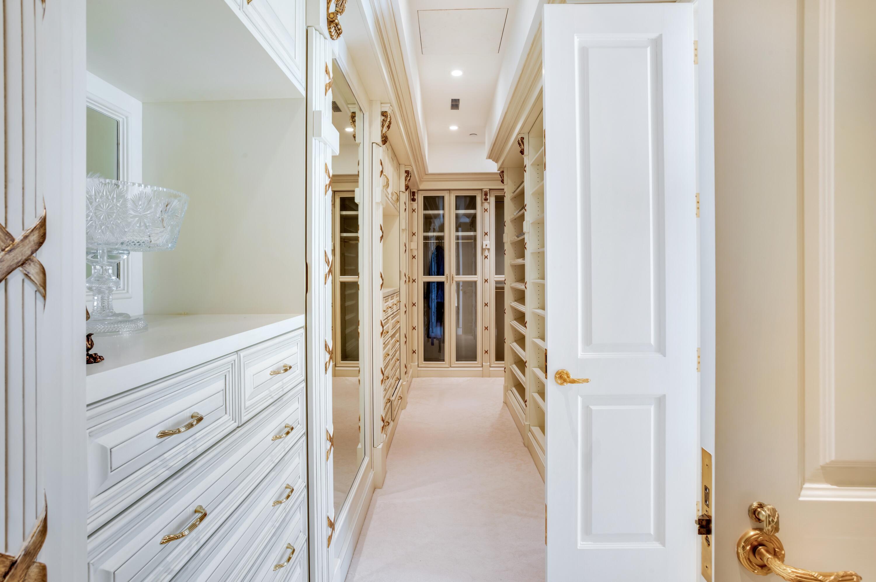 6133 North Ocean Boulevard Ocean Ridge, FL 33435 - Photo 33 of 64 a view of a hallway with closet and wooden floor