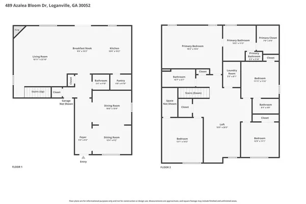 $469,900 | 489 Azalea Bloom Drive, Loganville, GA 30052