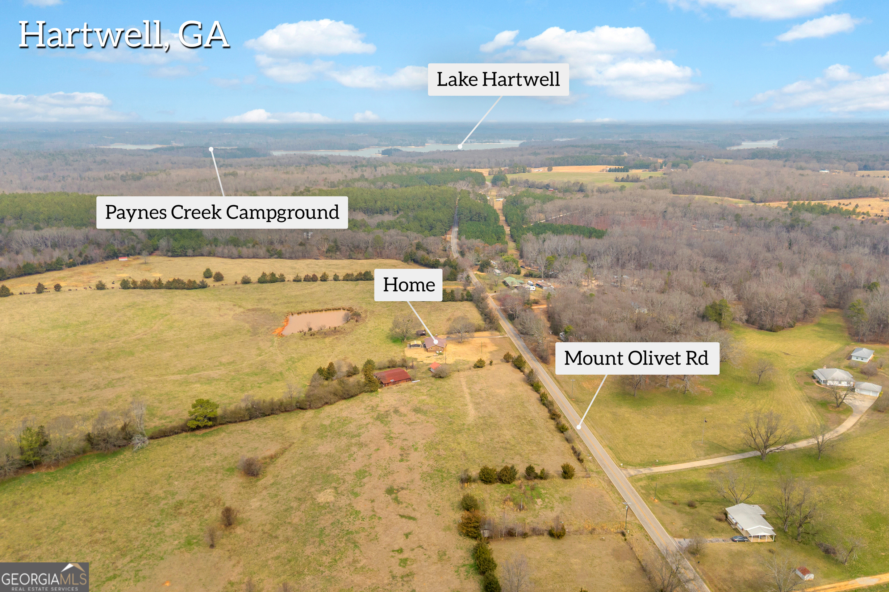 7743 Mt Olivet Road Hartwell, GA 30643 - Photo 10 of 42 a view of a swimming pool