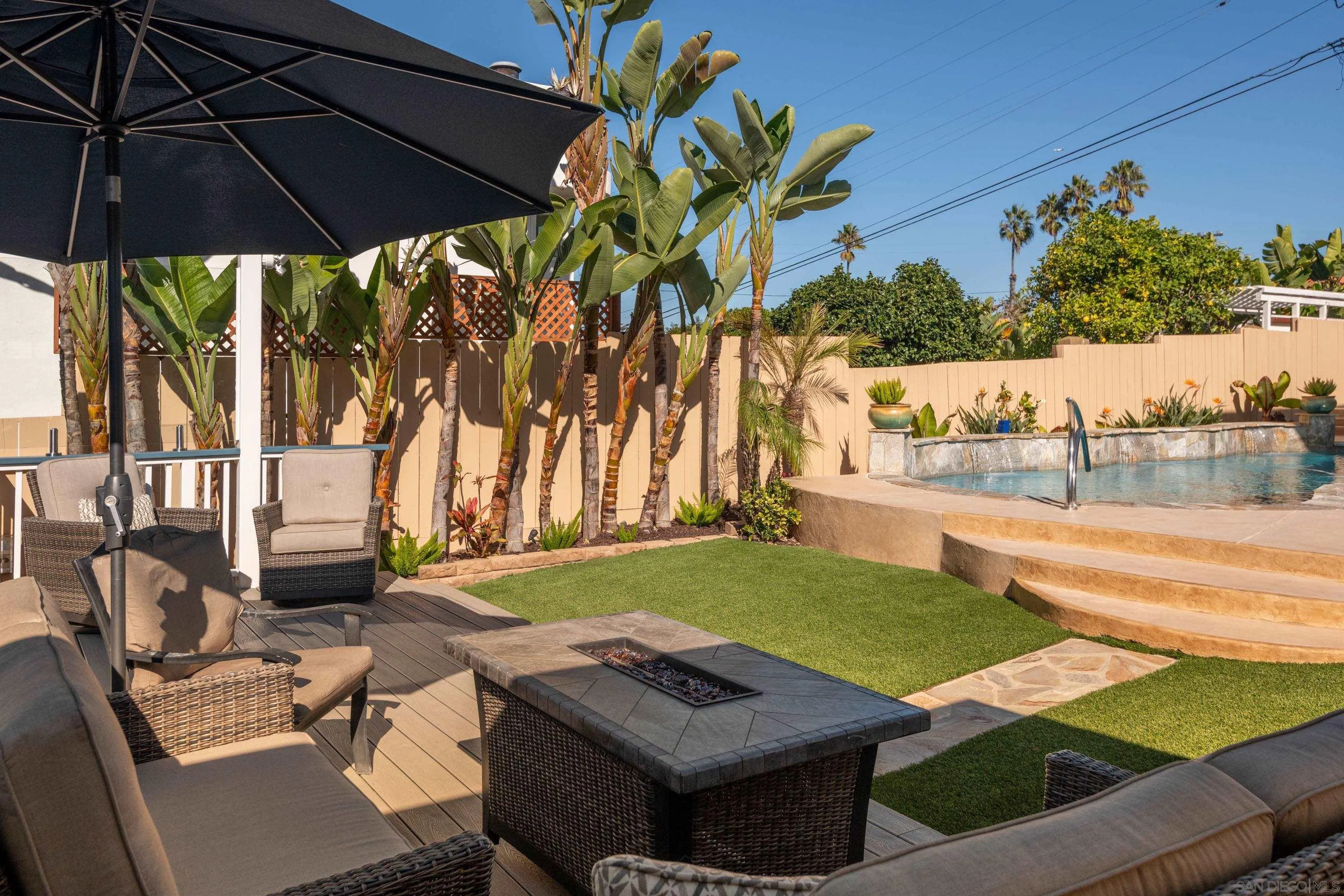 4484 Orchard Avenue San Diego, CA 92107 - Photo 17 of 36 a view of yard with patio