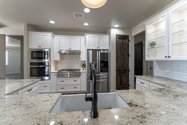 a room with storage and utility