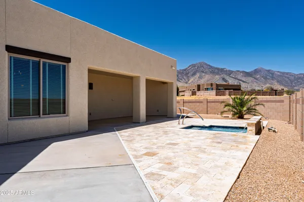 a view of swimming pool with outdoor space