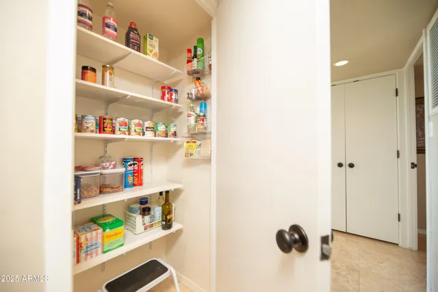 a view of walk in closet