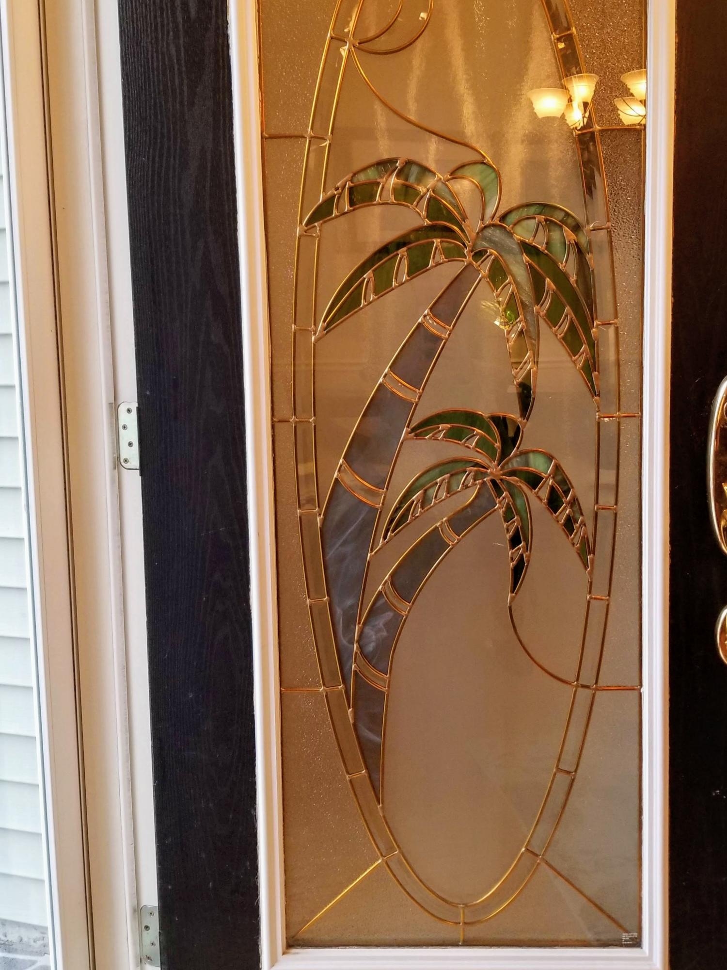 9343 Harroway Road Summerville, SC 29485 - Photo 3 of 41 custom leaded glass storm door