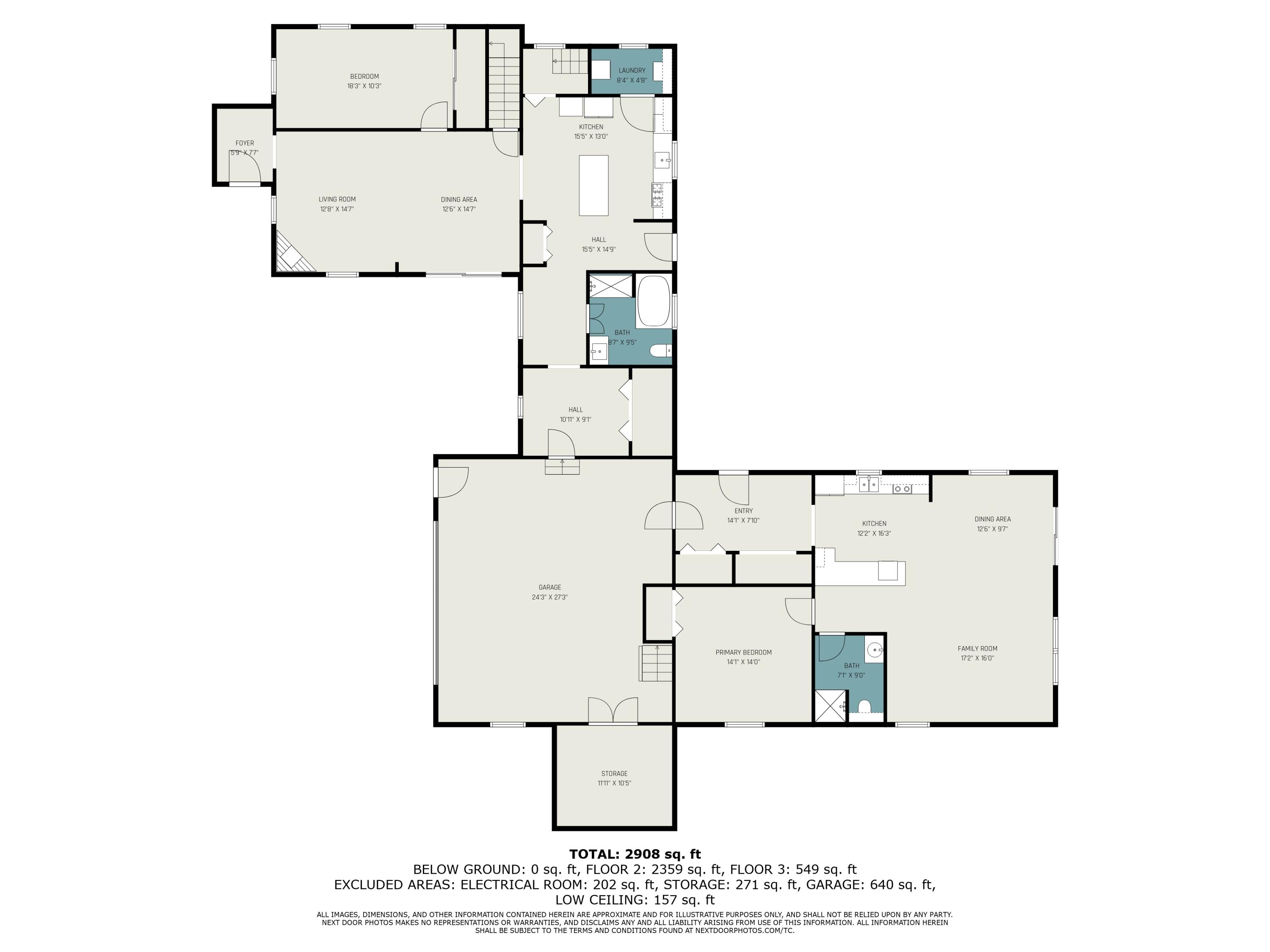 2702 East Hoague Road Free Soil, MI 49411 - Photo 40 of 43 Main Floor Floorplan