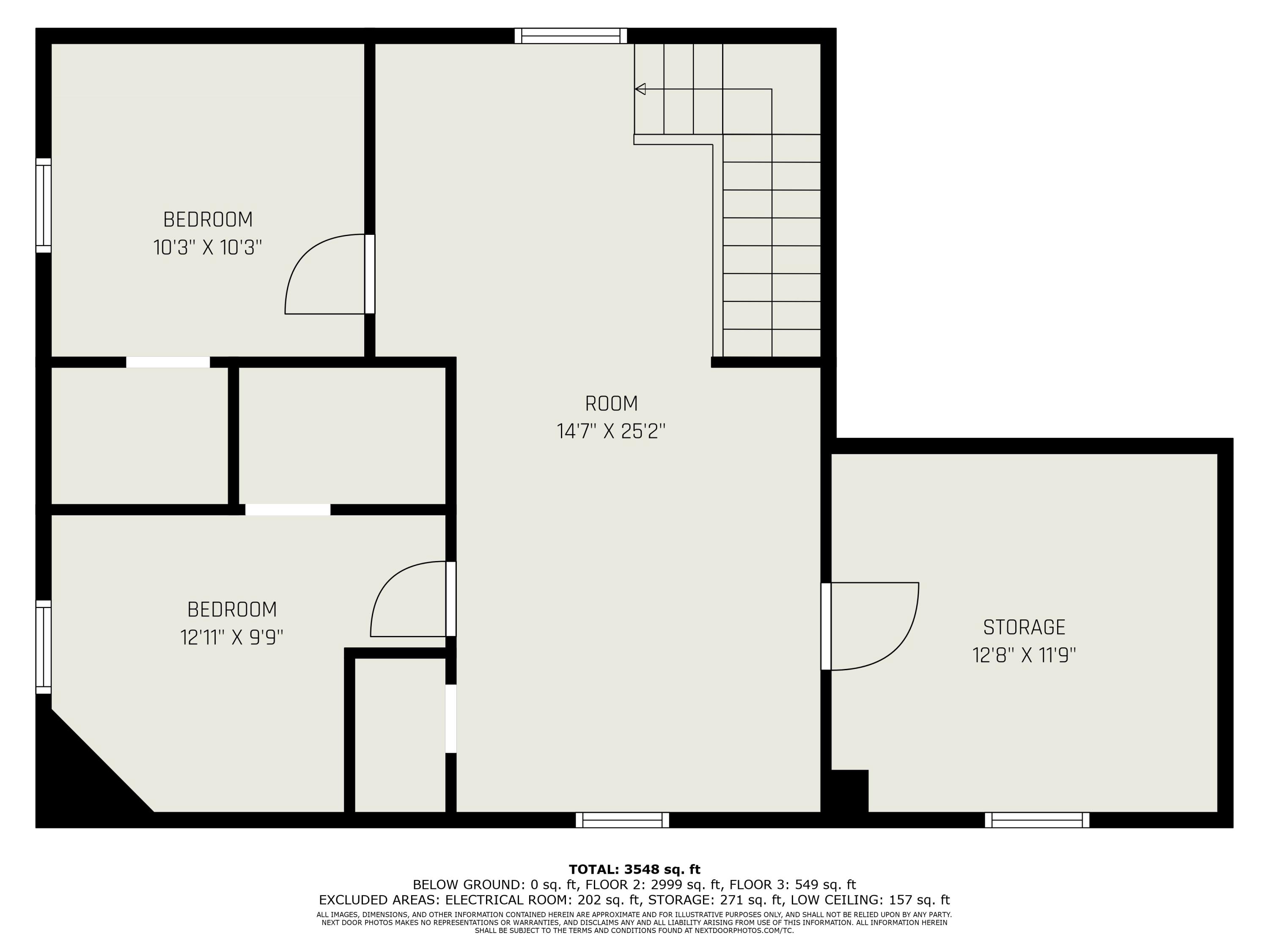 2702 East Hoague Road Free Soil, MI 49411 - Photo 41 of 43 Upstairs Floorplan