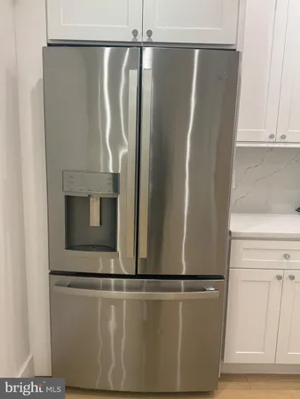 a close view of kitchen appliances