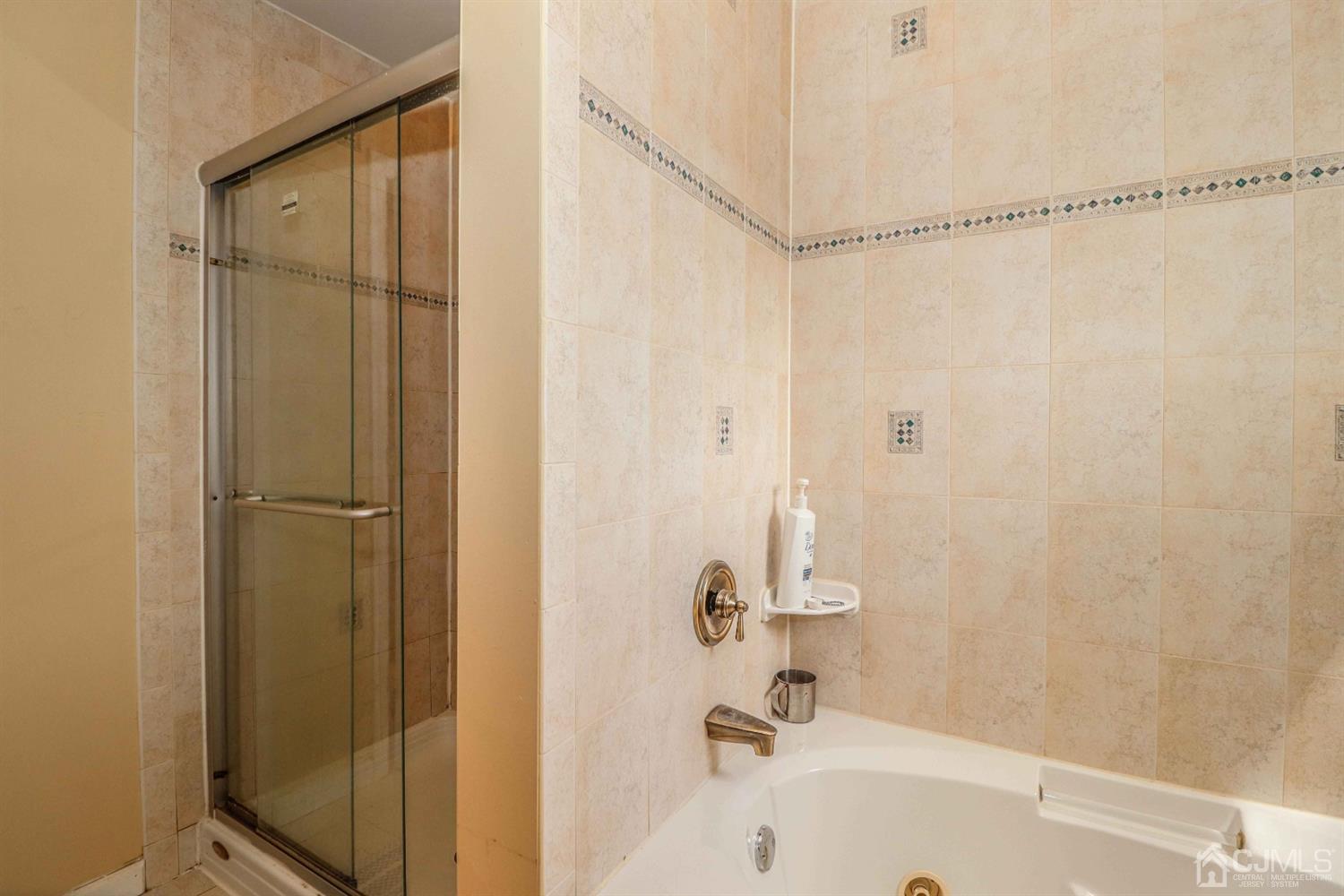 166 Brower Avenue Edison, NJ 08837 - Photo 32 of 48 a bathroom with a shower and a tub