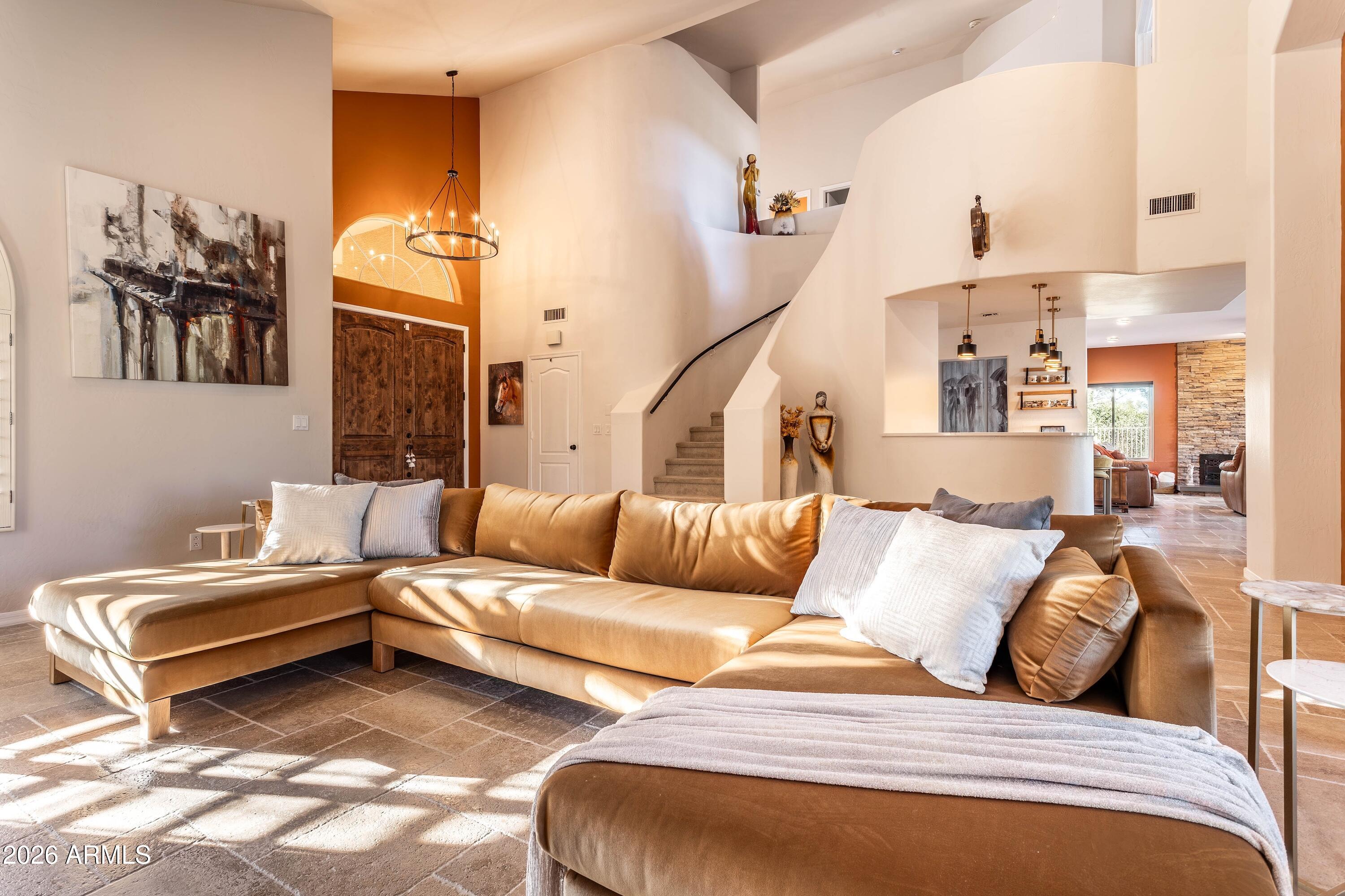 4727 East Rancho Caliente Drive Cave Creek, AZ 85331 - Photo 12 of 76 foyer living room