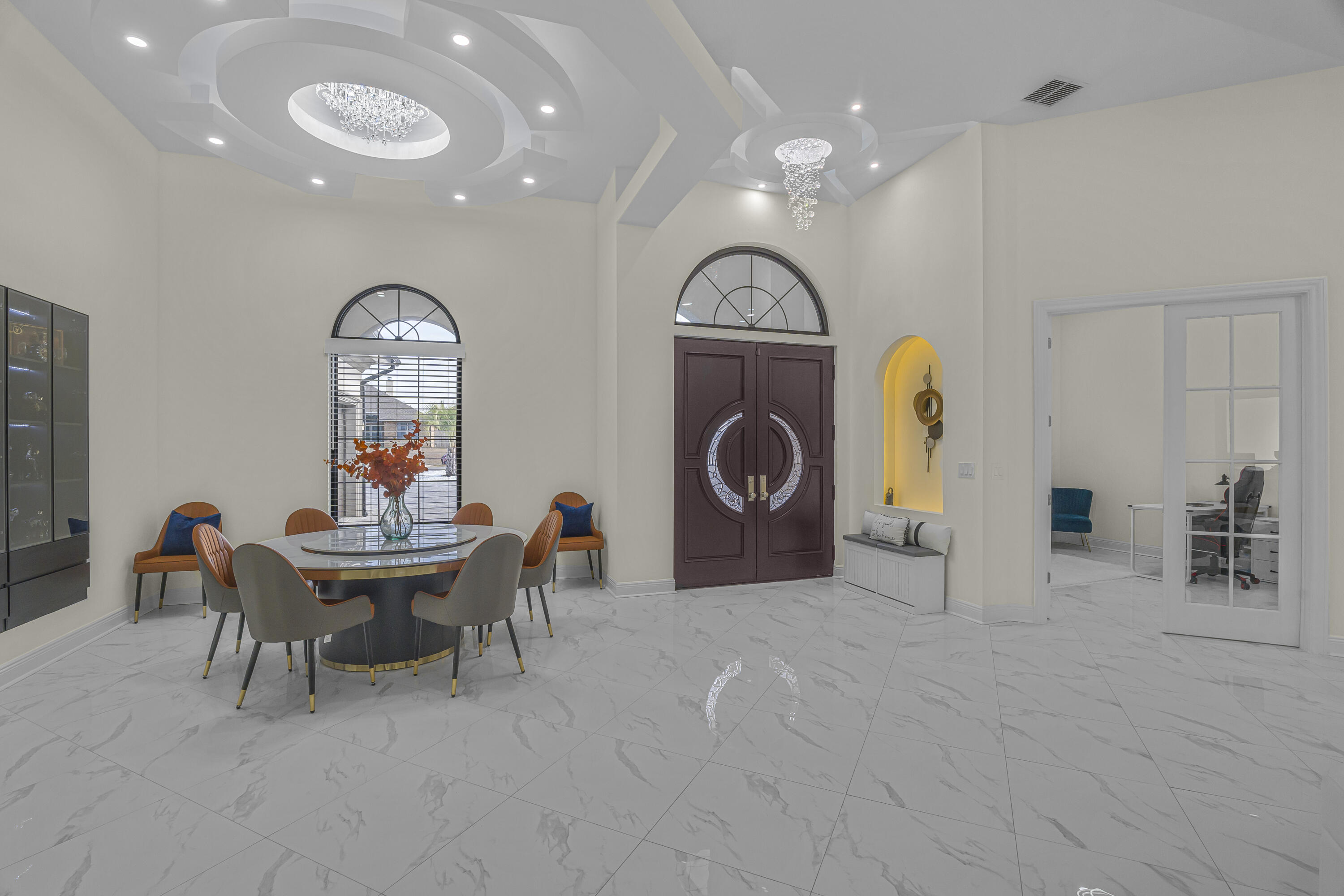 8073 Thoroughbred Road Pensacola, FL 32526 - Photo 45 of 65 a living room with furniture and a fireplace