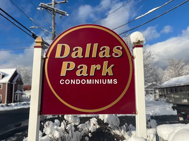 a sign that is on the side of a building