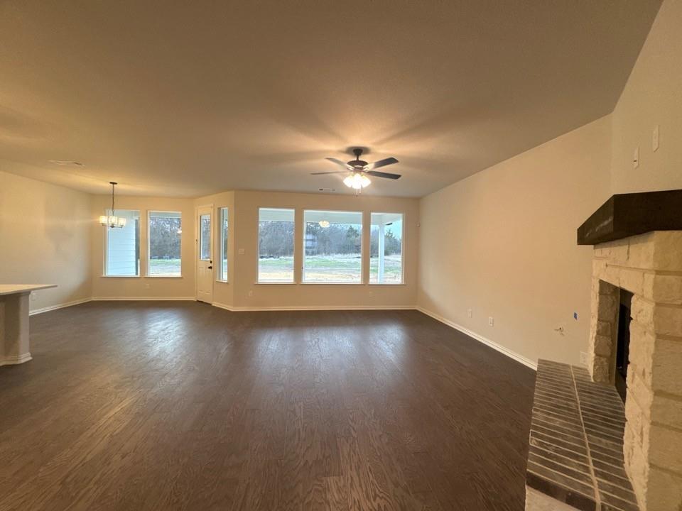 9013 County Road 623 Blue Ridge, TX 75424 - Photo 6 of 15 a view of an empty room with wooden floor and a window