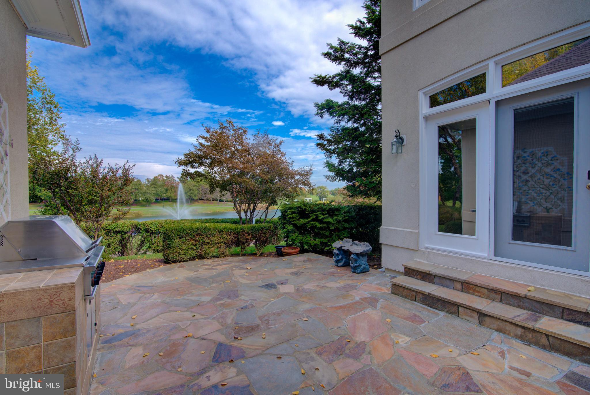 43462 Firestone Place Leesburg, VA 20176 - Photo 52 of 80 PATIO WITH FOUNTAIN VIEW