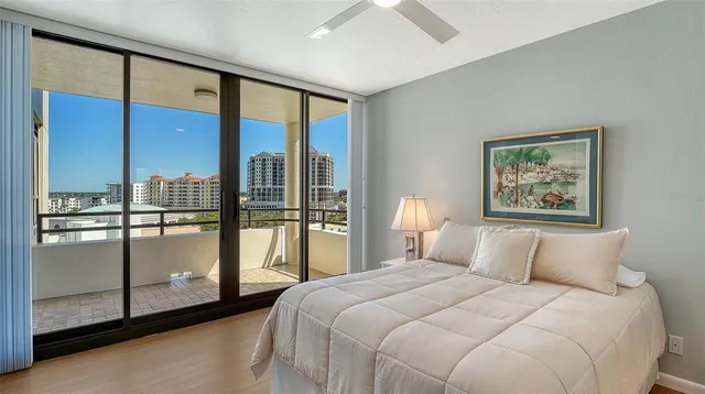 a view of a closet area with curtain