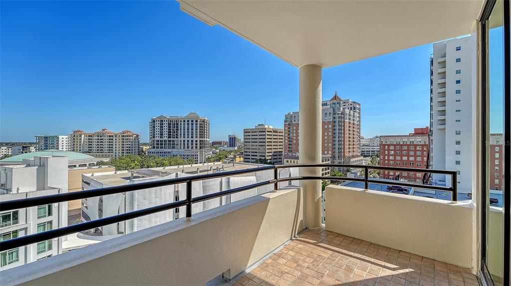 1255 North Gulfstream Avenue, Unit 1101 Sarasota, FL 34236 - Photo 48 of 75 a view of city from balcony