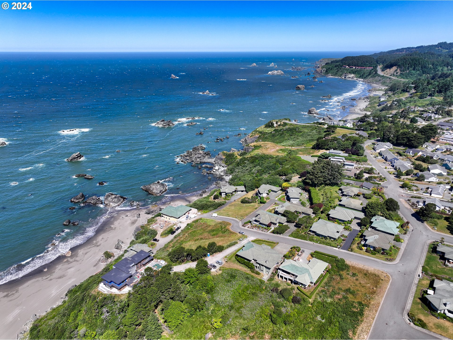 96448 Shorewood Terrace Brookings, OR 97415 - Photo 8 of 48 an aerial view of residential houses with outdoor space