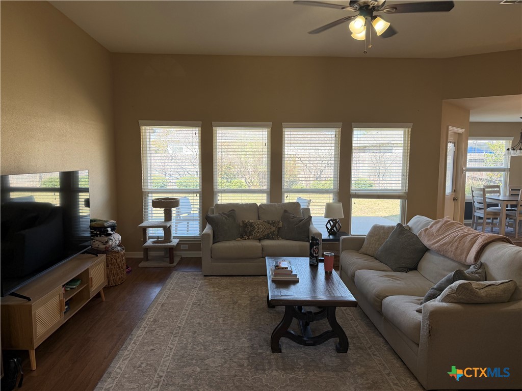 1126 Neuberry Cliffe Temple, TX 76502 - Photo 2 of 19 a living room with furniture and a flat screen tv