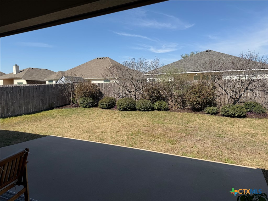 1126 Neuberry Cliffe Temple, TX 76502 - Photo 9 of 19 a view of backyard with green space