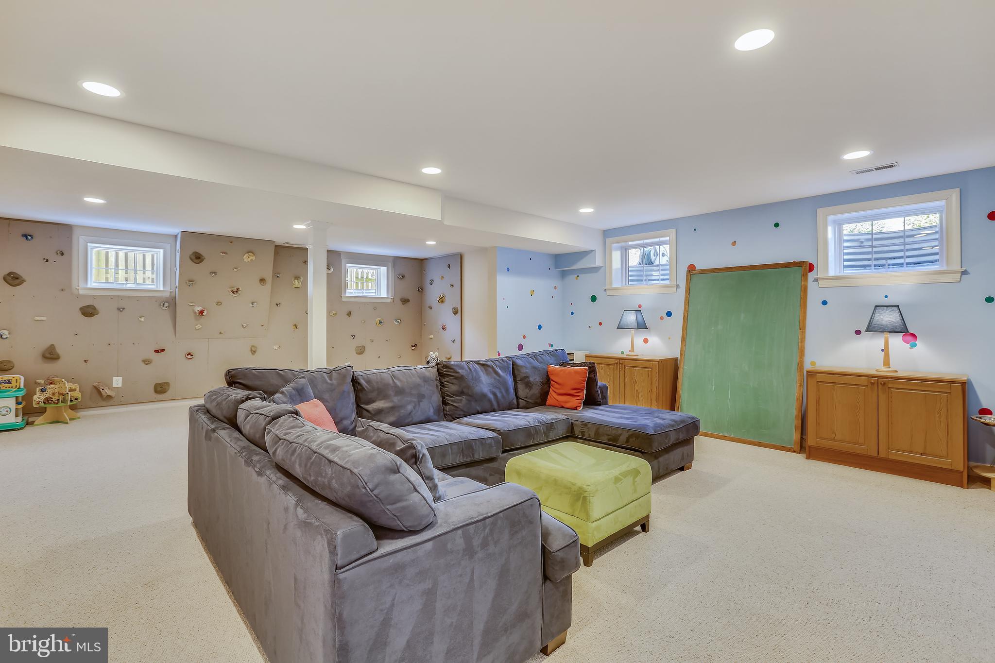 5905 Wilmett Road Bethesda, MD 20817 - Photo 33 of 49 Lower Level Recreation Room