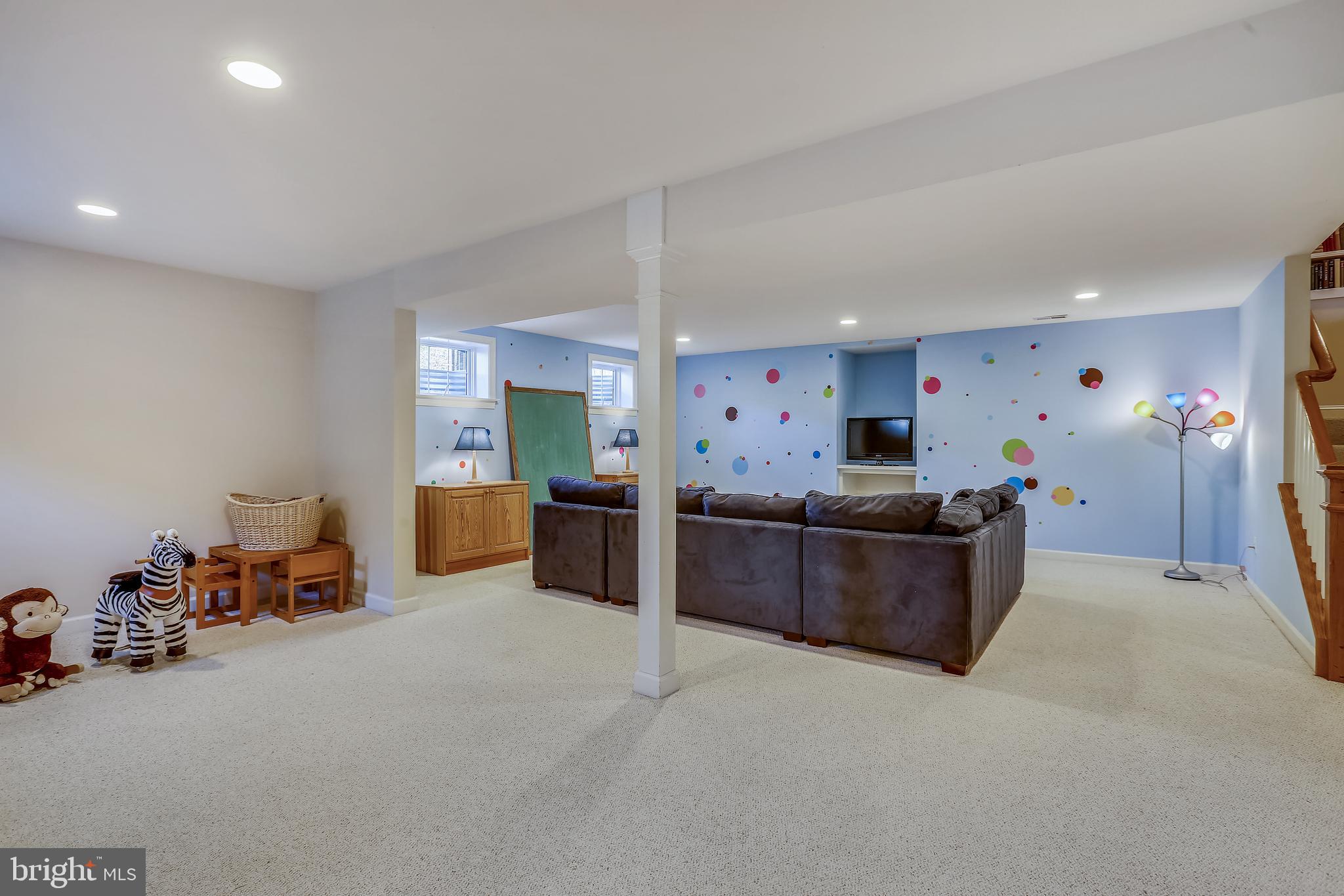 5905 Wilmett Road Bethesda, MD 20817 - Photo 34 of 49 Lower Level Recreation Room