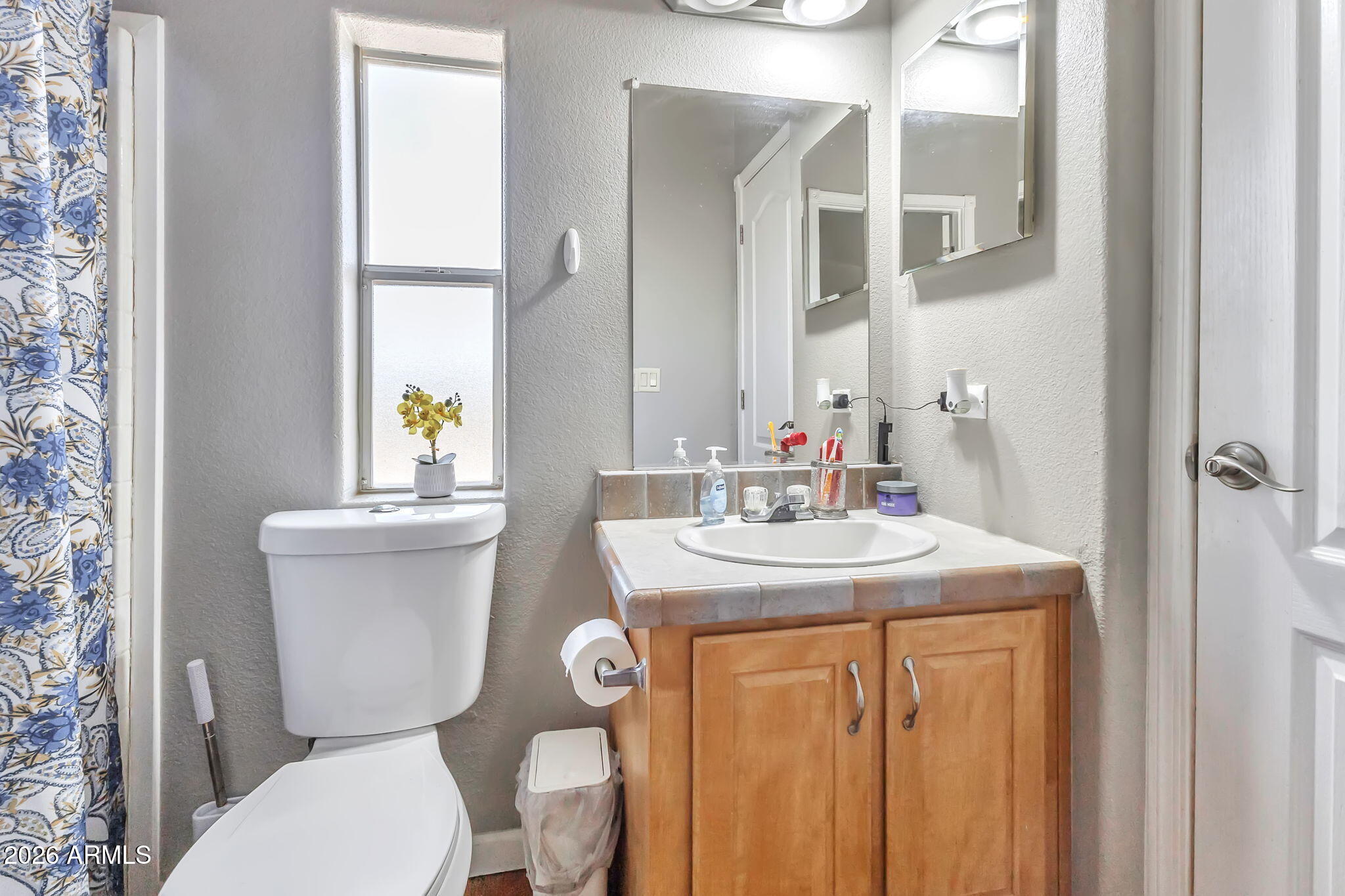 1236 West Judd Road San Tan Valley, AZ 85144 - Photo 24 of 28 a bathroom with a sink toilet and mirror